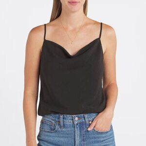 Mine. Cowl Neck Cami in Navy (size L)